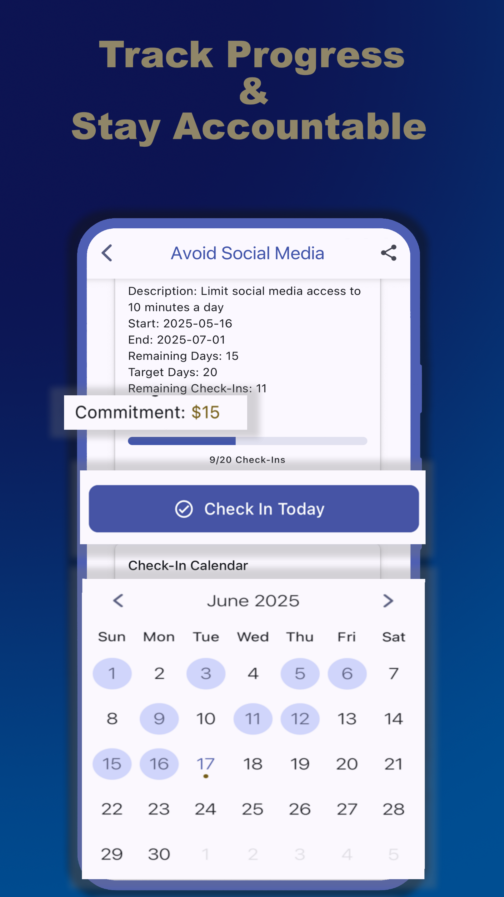 C'Meet It progress tracking dashboard