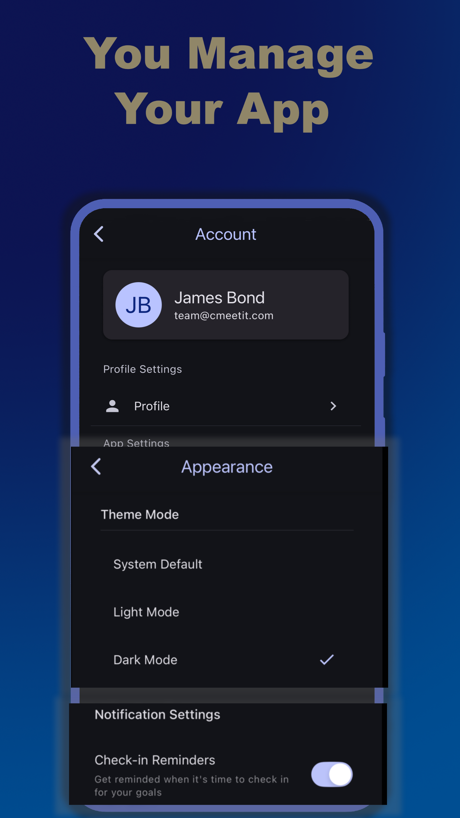 C'Meet It progress sharing features